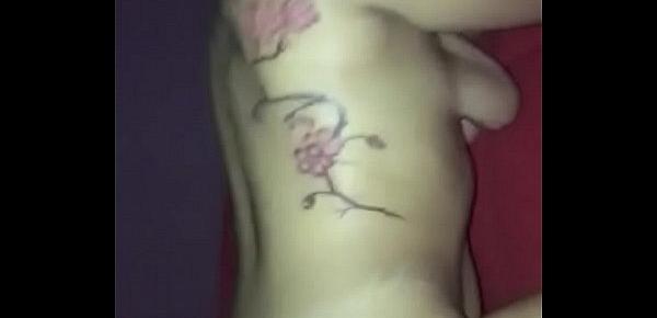  Cute italianLatina brunette teenie tattoed girl fuck